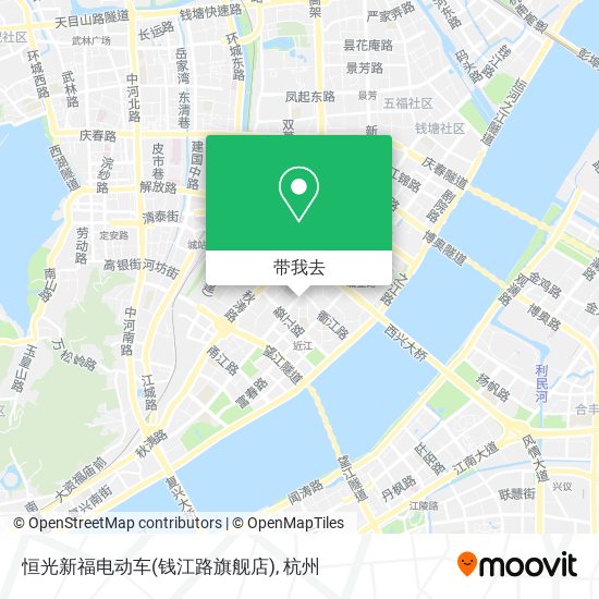 恒光新福电动车(钱江路旗舰店)地图