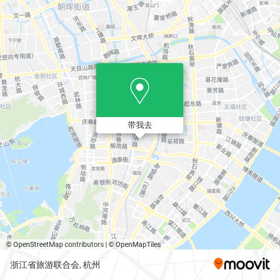 浙江省旅游联合会地图