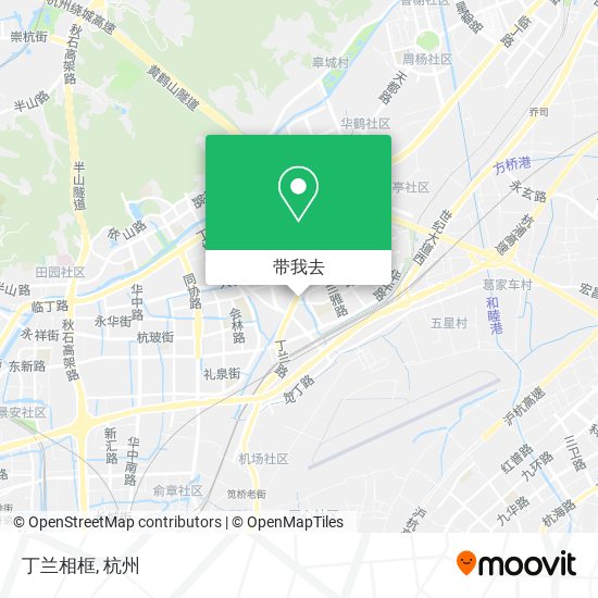 丁兰相框地图