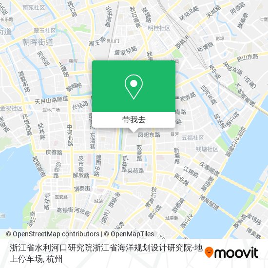 浙江省水利河口研究院浙江省海洋规划设计研究院-地上停车场地图