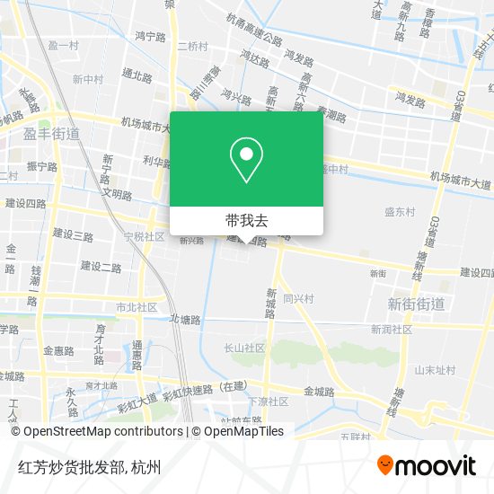红芳炒货批发部地图