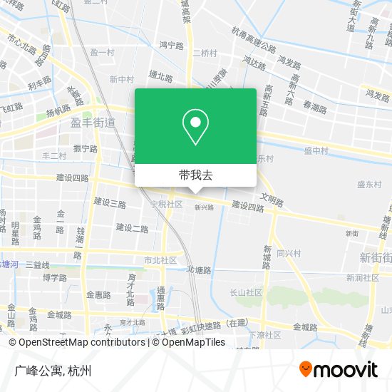 广峰公寓地图