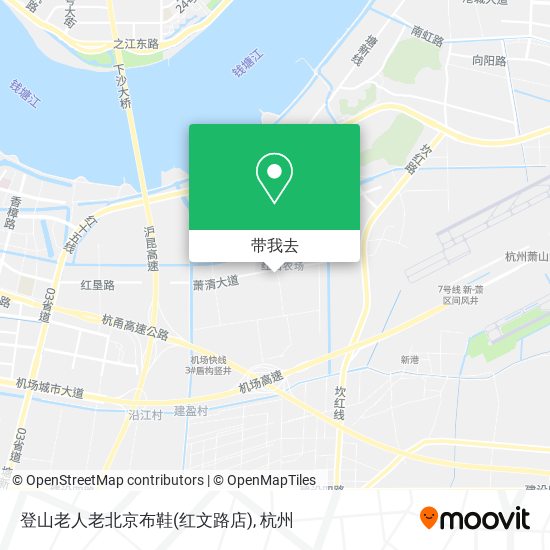 登山老人老北京布鞋(红文路店)地图
