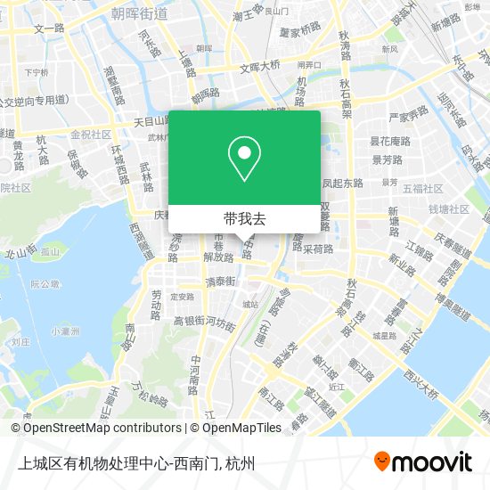 上城区有机物处理中心-西南门地图