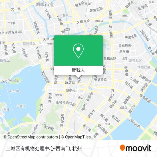 上城区有机物处理中心-西南门地图