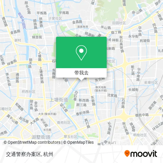 交通警察办案区地图