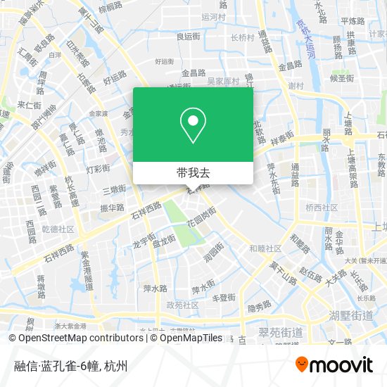融信·蓝孔雀-6幢地图