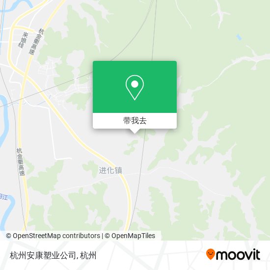 杭州安康塑业公司地图