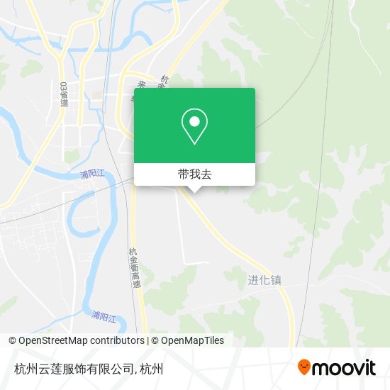 杭州云莲服饰有限公司地图