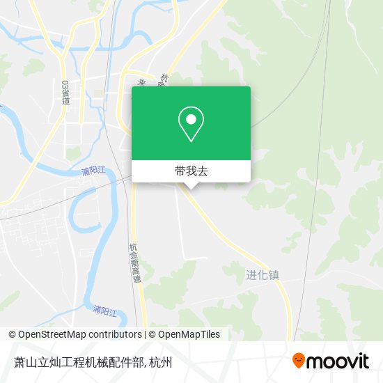 萧山立灿工程机械配件部地图