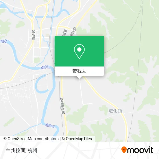 兰州拉面地图