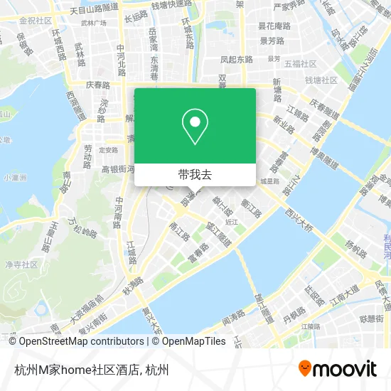 杭州M家home社区酒店地图