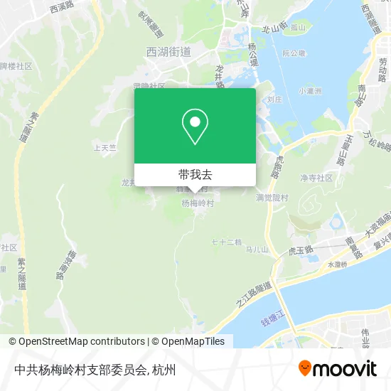 中共杨梅岭村支部委员会地图
