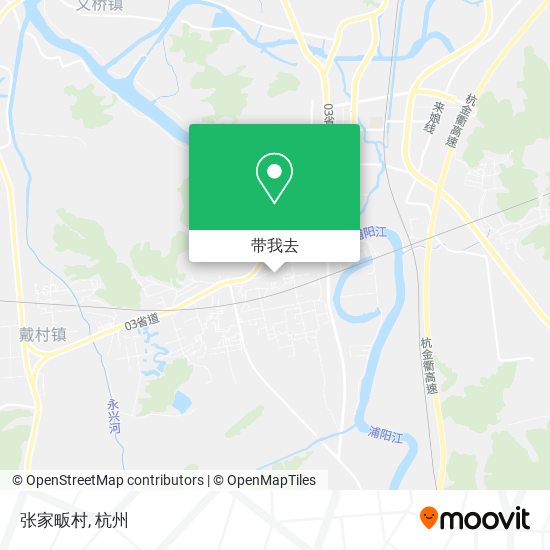 张家畈村地图