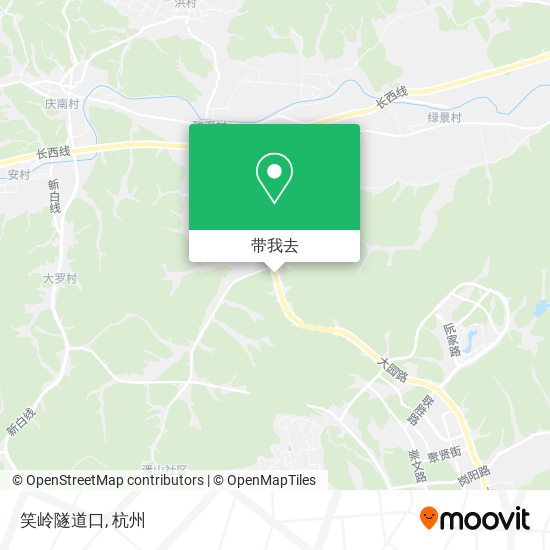 笑岭隧道口地图