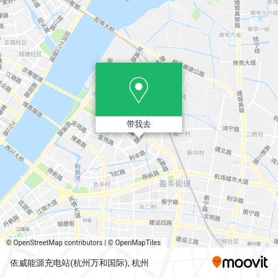依威能源充电站(杭州万和国际)地图