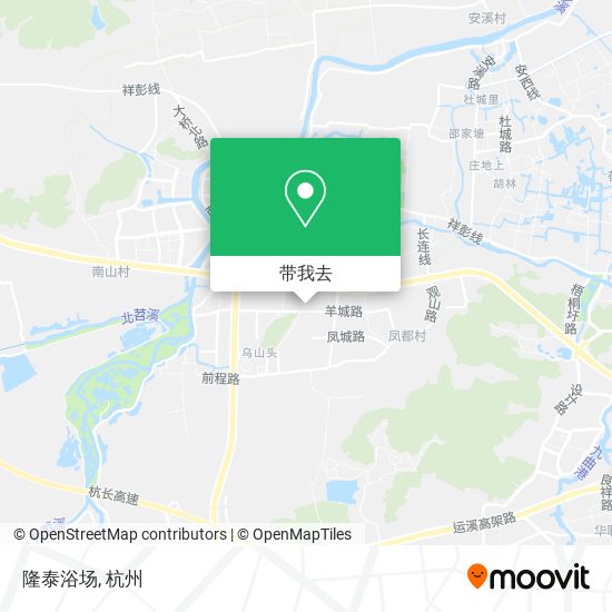 隆泰浴场地图