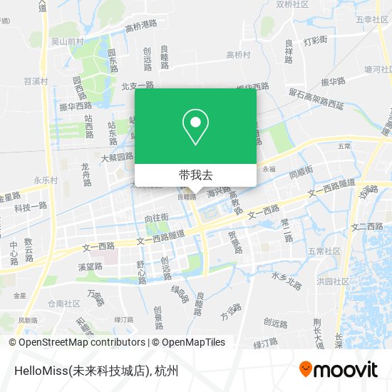 HelloMiss(未来科技城店)地图