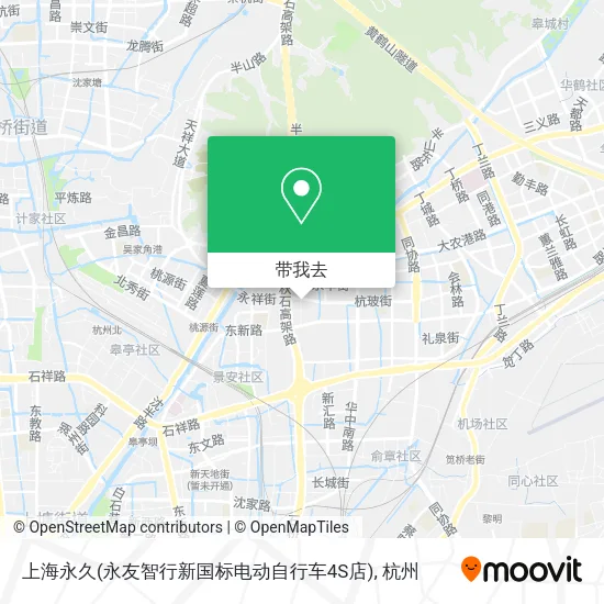 上海永久(永友智行新国标电动自行车4S店)地图