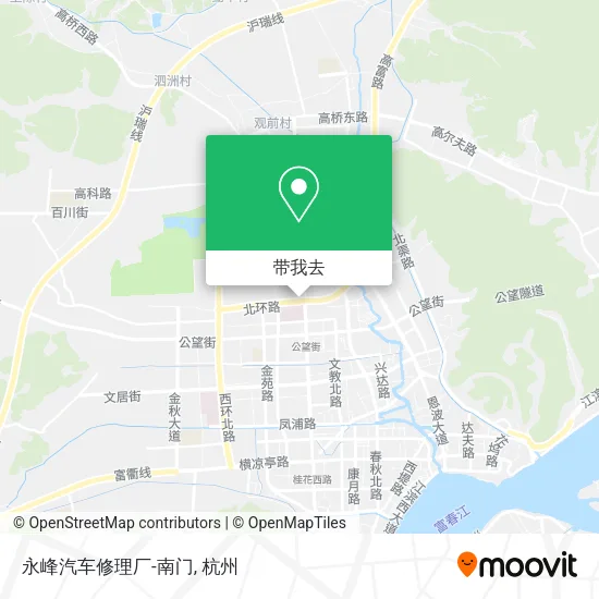 永峰汽车修理厂-南门地图