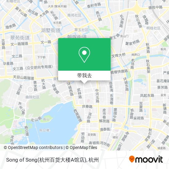 Song of Song(杭州百货大楼A馆店)地图