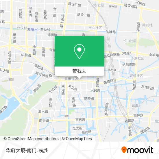 华蔚大厦-南门地图