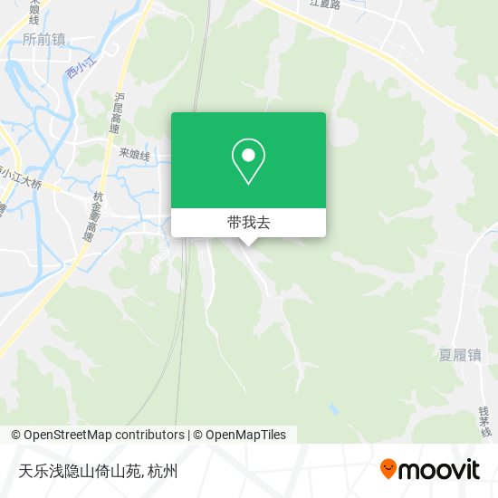 天乐浅隐山倚山苑地图