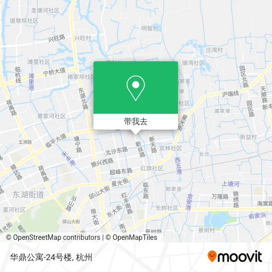 华鼎公寓-24号楼地图