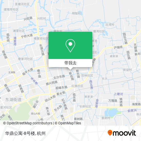 华鼎公寓-8号楼地图