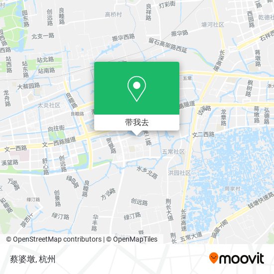 蔡婆墩地图