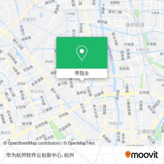 华为杭州软件云创新中心地图