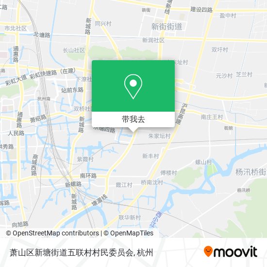 萧山区新塘街道五联村村民委员会地图