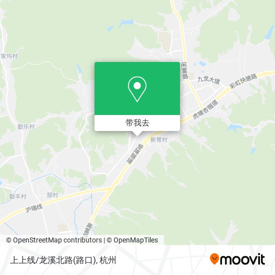 上上线/龙溪北路(路口)地图