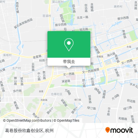 葛巷股份欣鑫创业区地图