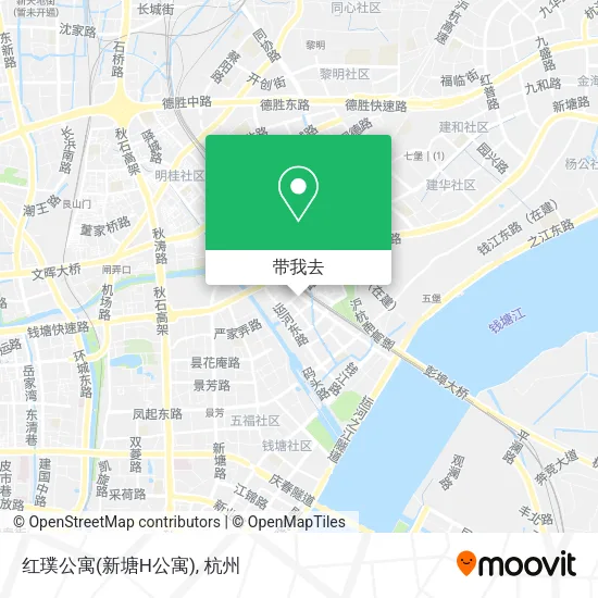 红璞公寓(新塘H公寓)地图