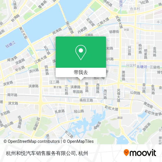 杭州和悦汽车销售服务有限公司地图