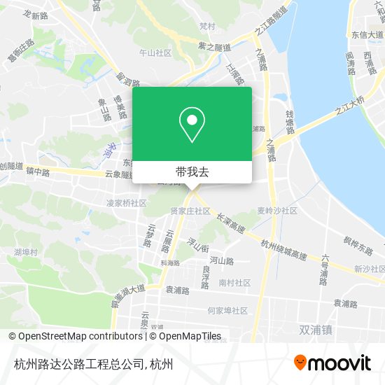 杭州路达公路工程总公司地图