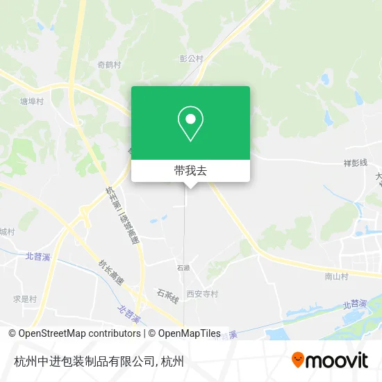 杭州中进包装制品有限公司地图