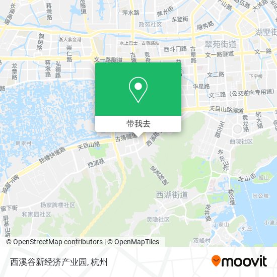 西溪谷新经济产业园地图