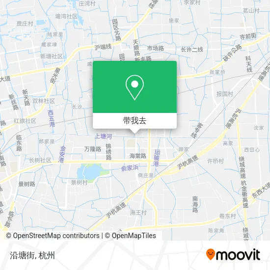 沿塘街地图