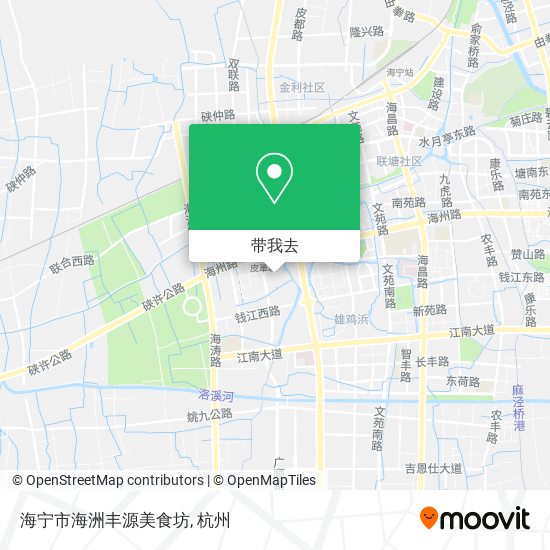 海宁市海洲丰源美食坊地图