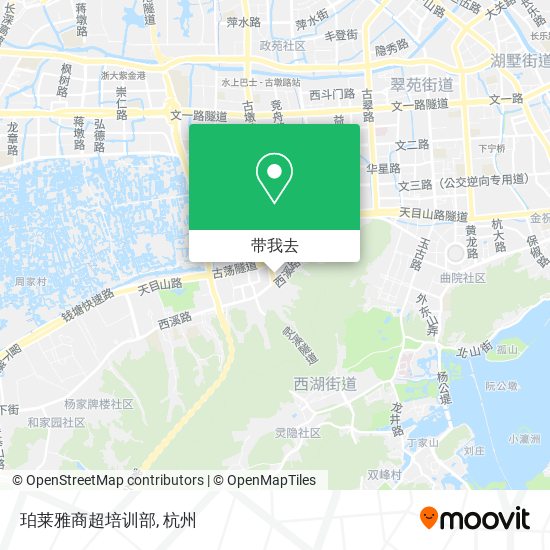 珀莱雅商超培训部地图