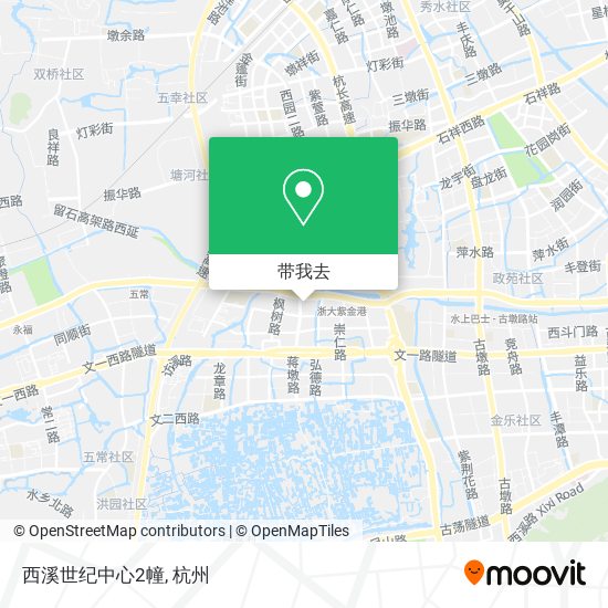 西溪世纪中心2幢地图