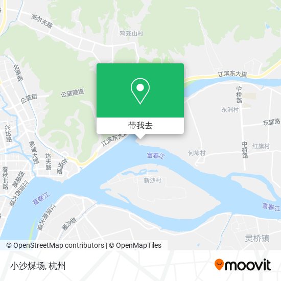小沙煤场地图