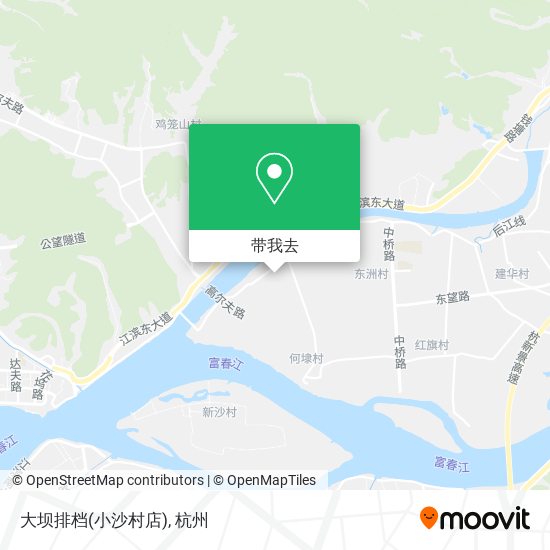 大坝排档(小沙村店)地图