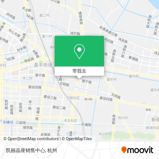 凯丽晶座销售中心地图
