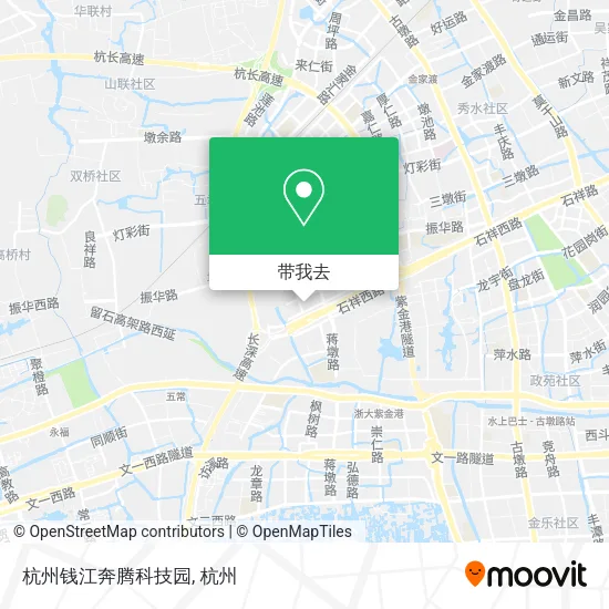 杭州钱江奔腾科技园地图