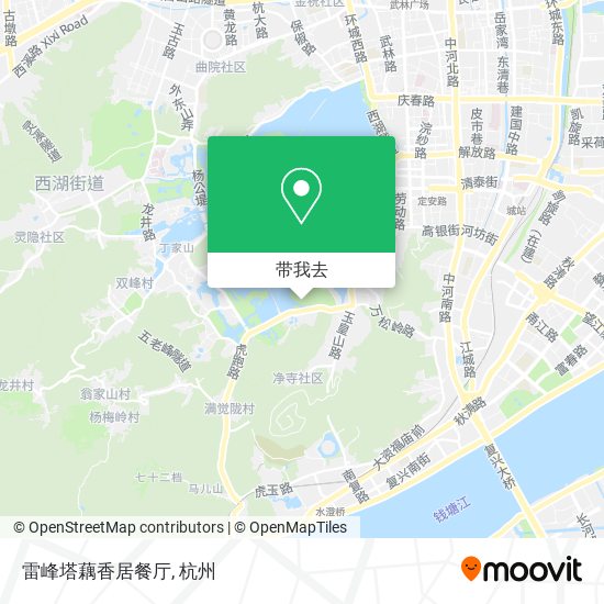 雷峰塔藕香居餐厅地图