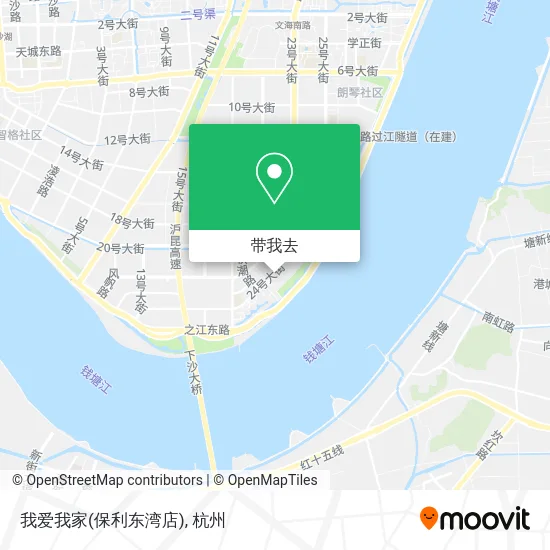 我爱我家(保利东湾店)地图