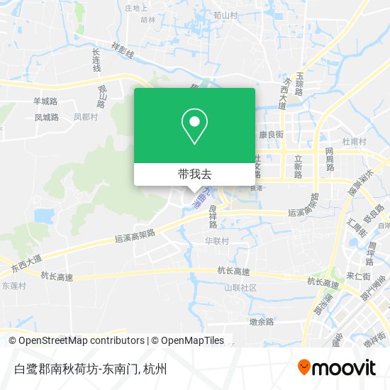 白鹭郡南秋荷坊-东南门地图